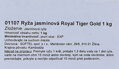 Ryż jaśminowy Royal Tiger Gold 1 kg