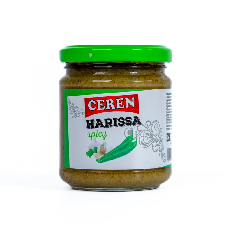 Sos z ostrej papryki Harissa zielony 190g